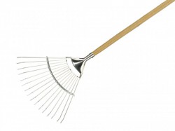 Kent & Stowe Stainless Steel Lawn & Leaf Rake, FSC