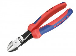 Knipex High Leverage Diagonal Cutters Multi-Component Grip with Spring 180mm