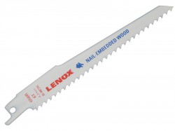 LENOX 20572-656R Wood Cutting Reciprocating Saw Blades 150mm 6 TPI (Pack 5)