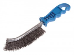 Lessmann Universal Hand Brush 260mm x 28mm 0.35 Crimped Steel Wire