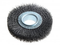 Lessmann Wheel Brush D100mm x W20-22 x 30 Bore Steel Wire 0.30 + Adaptors Set 1