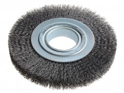 Lessmann Wheel Brush D178mm x W23-25 x 50 Bore Steel Wire 0.30 + Adaptors Set 3