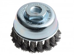 Lessmann Knot Cup Brush 65mm M14x2.0, 0.50 Steel Wire