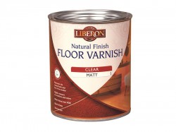 Liberon Natural Finish Floor Varnish Clear Satin 2.5 Litre