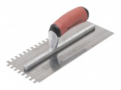 Marshalltown 10mm Stainless Steel Square Notched Trowel DuraSoft� Handle