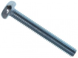 METALMATE� Machine Screw Pozi Compatible Pan Head ZP M4 x 30mm Box 25