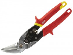 Milwaukee Hand Tools Offset Metal Aviation Snips Straight Cut