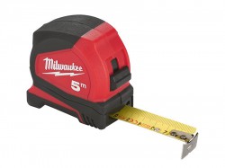 Milwaukee Hand Tools Pro Compact Tape Measure 5m (Width 25mm) (Metric Only)