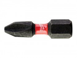 Milwaukee Power Tools SHOCKWAVE Impact Duty Bits PH2 25mm (Pack 25)