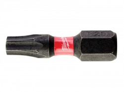 Milwaukee Power Tools SHOCKWAVE Impact Duty Bits TX25 25mm (Pack 25)