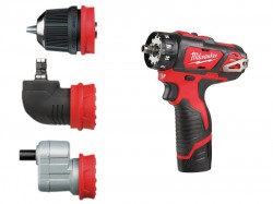 Milwaukee M12BDDXKIT-202C Removeable Chuck Drill Driver 12 Volt 2 x 2.0Ah Li-Ion