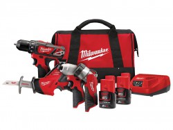 Milwaukee M12 BPP4A-202C 4 Piece Kit 12 Volt 2 x 2.0Ah Li-Ion