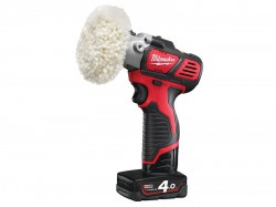 Milwaukee M12BPS-421X Cordless Polisher/Sander 12 Volt 1 x 4.0Ah Li-Ion