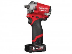 Milwaukee Power Tools M12 FIWF12-622X FUEL Impact Wrench Kit 12V 1 x 2.0Ah & 1 x 6.0Ah Li-ion