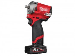 Milwaukee Power Tools M12 FIW38-622X FUEL Impact Wrench Kit 12V 1 x 2.0Ah & 1 x 6.0Ah Li-ion