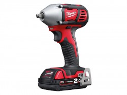 Milwaukee M18 BIW38-202C Compact 3/8in Impact Wrench 18 Volt 2 x 2.0Ah Li-Ion