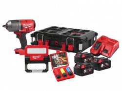 Milwaukee Power Tools M18 FPP2AH PACKOUT Kit 18V 3 x 5.0Ah Li-ion