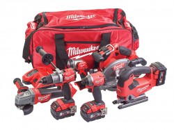 Milwaukee Power Tools M18 FPP6D2-503B FUEL Powerpack 6 Piece Kit 18V 3 x 5.0Ah Li-ion