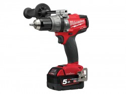 Milwaukee Power Tools M18 ONEPD2 FUEL ONE-KEY Combi Drill 18V 2 x 5.0Ah Li-ion