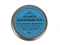 Miscellaneous Tin of Micrometer Marking Blue