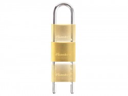 Master Lock Solid Brass 50mm Padlock with Adjustable Shackle