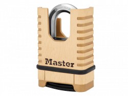 Master Lock Excell Closed Shackle Brass Combination 58mm Padlock