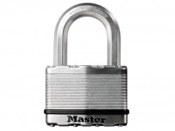 Master Lock Excell Laminated Steel 50mm Padlock 4-Pin - 25mm Shackle