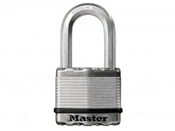 Master Lock Excell Laminated Steel 50mm Padlock - 38mm Shackle