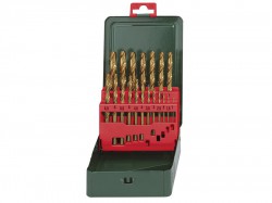 Metabo HSS-Tin Drill Bit Set, 19 Piece