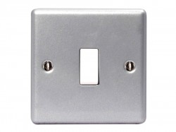 Masterplug Metal Clad 1-Gang 2-Way Light Switch