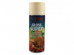 PlastiKote Gloss Super Spray Antique White 400ml