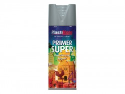 PlastiKote Super Spray Primer Grey 400ml