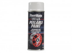 Plasti-kote Peelable Paint White Gloss 400ml