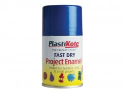 PlastiKote Fast Dry Enamel Aerosol Metallic Blue 100ml