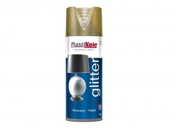 PlastiKote Glitter Effect Spray Gold 400ml