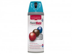 PlastiKote Twist & Spray Gloss Mediterranean Blue 400ml