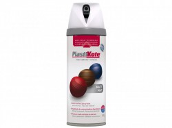 PlastiKote Twist & Spray Matt White 400ml