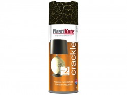 Plasti-kote Crackle Touch Spray Black 400ml