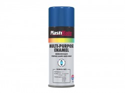 PlastiKote Multi Purpose Enamel Spray Paint Gloss Blue 400ml