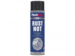 PlastiKote Rust Not Spray Gloss Black 500ml