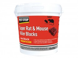 Pest-Stop (Pelsis Group) Super Rat & Mouse Killer Wax Blocks