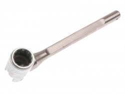 Priory 383B Scaffold Spanner Stainless Steel Bi-Hex 7/16W Flat Handle