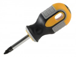 Roughneck Stubby Screwdriver Pozidriv Tip PZ2 x 38mm