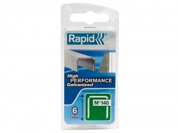 Rapid 140/6NB 6mm Galvanised Staples (Narrow Box 970)