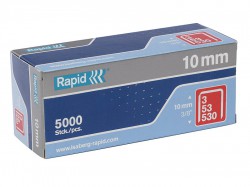 Rapid 53/10B 10mm Galvanised Staples (Box 5000)