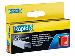 Rapid 53/12B 12mm Galvanised Staples (Box 2500)