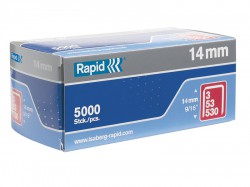 Rapid 53/14B 14mm Galvanised Staples (Box 5000)