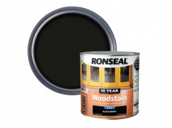 Ronseal 10 Year Woodstain Ebony 2.5 litre