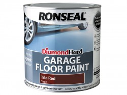 Ronseal Diamond Hard Garage Floor Paint Tile Red 2.5 Litre