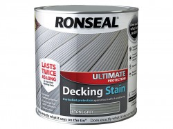 Ronseal Ultimate Protection Decking Stain Stone Grey 2.5 Litre